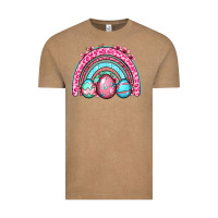 Vintage Coffee Easter eggs rainbow Vintage Tee - OliviaCreatesArt