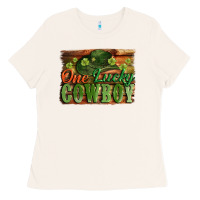 One Lucky Cowboy St. Patrick's Day Ladies Tee | Teevron