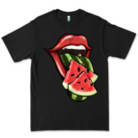 Black Watermelon Tongue Premium Tee - Jasminsmagicworld