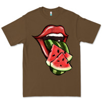 Cacao Watermelon Tongue Premium Tee - Jasminsmagicworld
