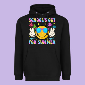 School's Out For Summer Heavyweight Hoodie Designed By Jahusdesignshop