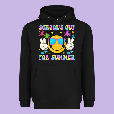 School's Out For Summer Heavyweight Hoodie Designed By Jahusdesignshop