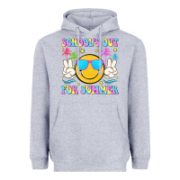 Heather Grey school's out for summer Heavyweight Hoodie - JahusDesignShop