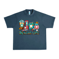 Midnight Navy Dental Life Dentist Coffee Cups Urban Heavy Tee - FaDigitalArtStudio