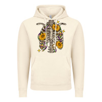 Vintage Artic mardi gras chest sunflowers skeleton Vintage Hoodie - FaDigitalArtStudio