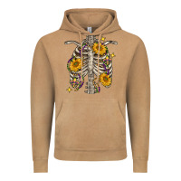 Vintage Camel mardi gras chest sunflowers skeleton Vintage Hoodie - FaDigitalArtStudio