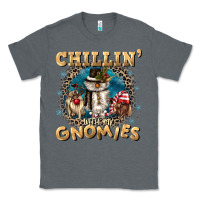 Charcoal Heather chillin with my gnomies Classic Tee - CowGirlArtShop