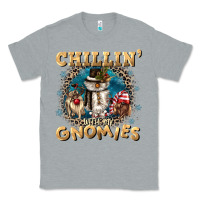 Heather Grey chillin with my gnomies Classic Tee - CowGirlArtShop