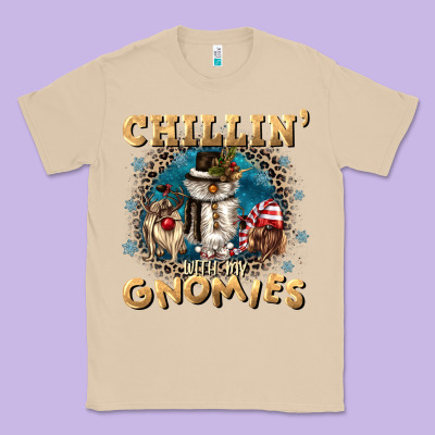 Chillin With My Gnomies Classic Tee Designed By Cowgirlartshop