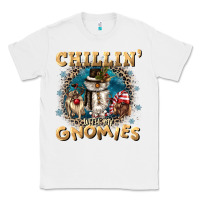 White chillin with my gnomies Classic Tee - CowGirlArtShop