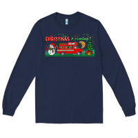 Navy christmas is coming Long Sleeve Tee - BundleAndBundleShop