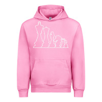 Fuchsia Pink chess t  shirt chess Urban Hoodie - maiPhamDesign