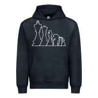 Navy chess t  shirt chess Urban Hoodie - maiPhamDesign