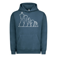 Pigment Midnight Navy chess t  shirt chess Urban Hoodie - maiPhamDesign