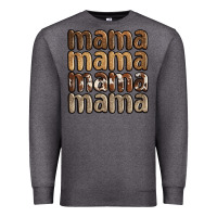 Charcoal Heather faux sequins mama Premium Sweatshirt - JahusDesignShop