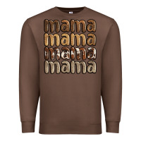 Chestnut faux sequins mama Premium Sweatshirt - JahusDesignShop