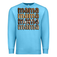Ocean Blue faux sequins mama Premium Sweatshirt - JahusDesignShop