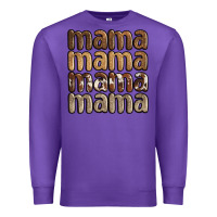 Purple faux sequins mama Premium Sweatshirt - JahusDesignShop