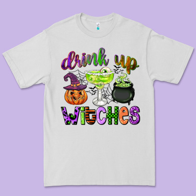 Drink Up Witches Premium Tee Designed By Cowgirlartshop