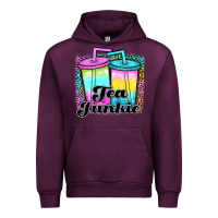 Mauve Wine tea junkie Urban Hoodie - JahusDesignShop