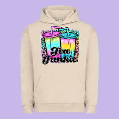 Tea Junkie Urban Hoodie Designed By Jahusdesignshop