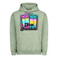 Pigment Oil Green tea junkie Urban Hoodie - JahusDesignShop