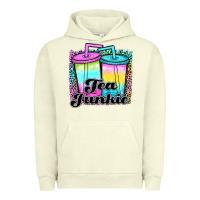 Pigment Pistachio tea junkie Urban Hoodie - JahusDesignShop