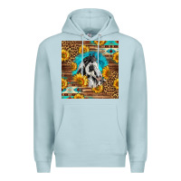 Blue Mist western paint horse Premium Hoodie - LillyAllenDesigns