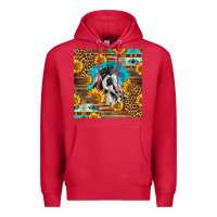 Cardinal western paint horse Premium Hoodie - LillyAllenDesigns