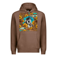 Chestnut western paint horse Premium Hoodie - LillyAllenDesigns