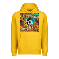 Lemon western paint horse Premium Hoodie - LillyAllenDesigns