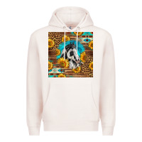 Pale Pink western paint horse Premium Hoodie - LillyAllenDesigns