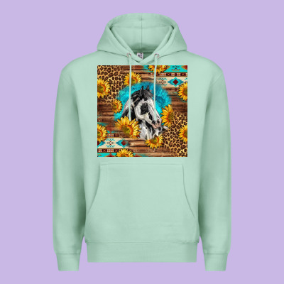 Western Paint Horse Premium Hoodie Designed By Lillyallendesigns