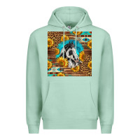 Seafoam western paint horse Premium Hoodie - LillyAllenDesigns