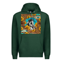 Sports Green western paint horse Premium Hoodie - LillyAllenDesigns