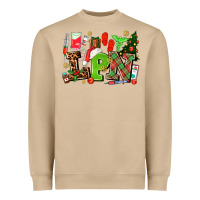 Mushroom lpn christmas nurse with Heavyweight Sweatshirt - AdoDesignShop