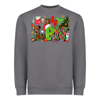 Storm lpn christmas nurse with Heavyweight Sweatshirt - AdoDesignShop