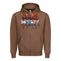 Chestnut baseball mini Zipper Hoodie - AdoDesignShop