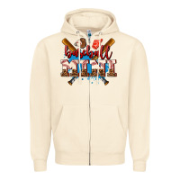 Sandshell baseball mini Zipper Hoodie - AdoDesignShop
