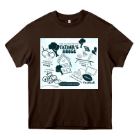 Chocolate Brown father's house Heavy Core Tee - TumblerDesignByShophia
