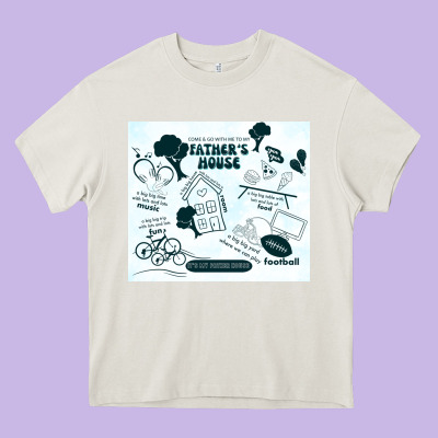 Father's House Heavy Core Tee Designed By Tumblerdesignbyshophia