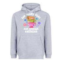 Heather Grey too many kids not enough caffeine Heavyweight Hoodie - JahusDesignShop