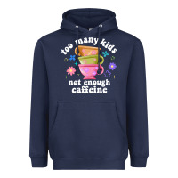 Navy too many kids not enough caffeine Heavyweight Hoodie - JahusDesignShop
