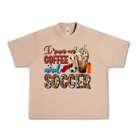 Burro I Run On Coffee And Soccer Frappe Urban Heavy Tee - FaDigitalArtStudio