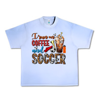 Grape Ice I Run On Coffee And Soccer Frappe Urban Heavy Tee - FaDigitalArtStudio