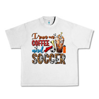 Lunar Rock I Run On Coffee And Soccer Frappe Urban Heavy Tee - FaDigitalArtStudio