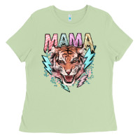 Matcha Mama tiger lightning bolt Ladies Tee - HowdyJamesFarm