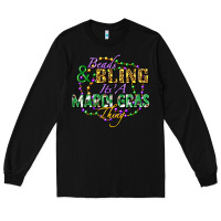 Black heads and bling it's' a mardi gras thing Long Sleeve Tee - FaDigitalArtStudio