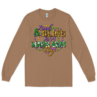 Toasted Coconut heads and bling it's' a mardi gras thing Long Sleeve Tee - FaDigitalArtStudio