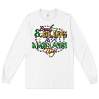 White heads and bling it's' a mardi gras thing Long Sleeve Tee - FaDigitalArtStudio